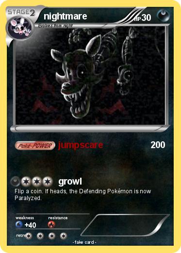 Pokemon nightmare