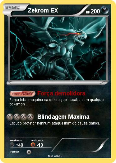 Pokemon Zekrom EX