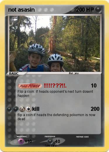 Pokemon not asasin