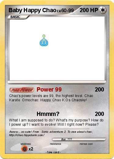 Pokemon Baby Happy Chao