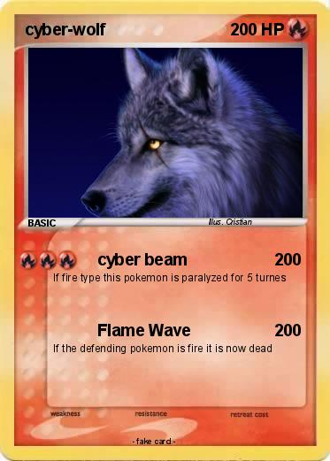 Pokemon cyber-wolf