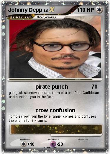 Pokemon Johnny Depp