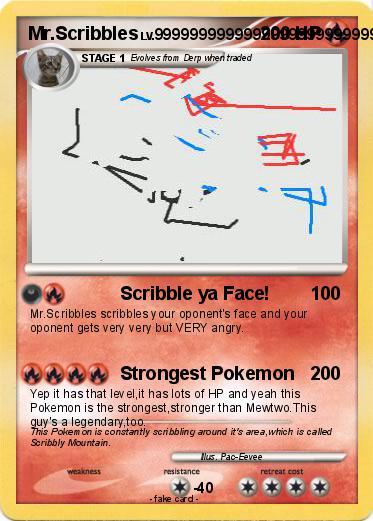 Pokemon Mr.Scribbles