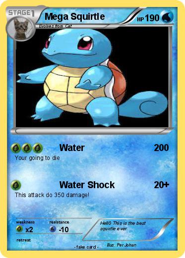 Pokemon Mega Squirtle