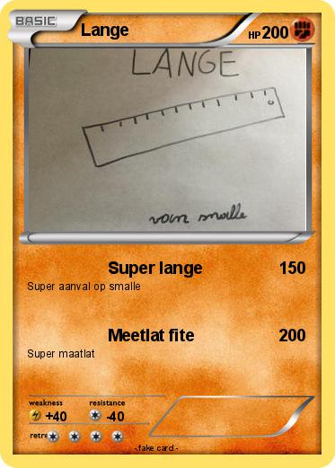 Pokemon Lange