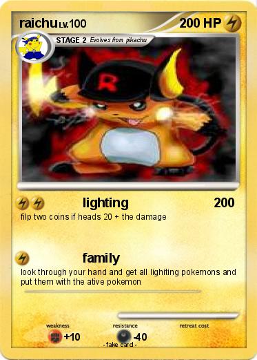 Pokemon raichu
