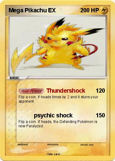 Pokemon Mega Pikachu EX