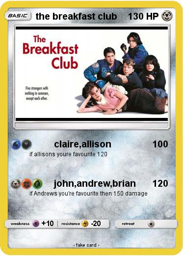 Pokemon the breakfast club