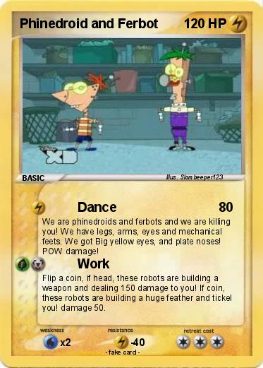 Pokemon Phinedroid and Ferbot