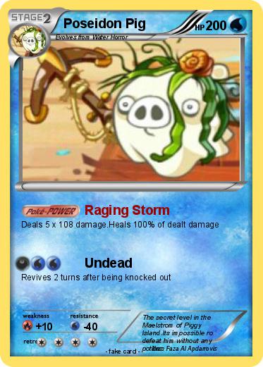 Pokemon Poseidon Pig
