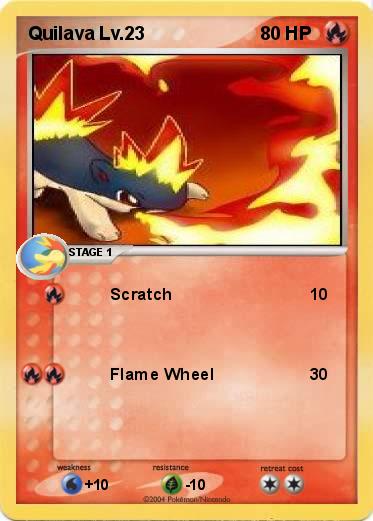 Pokemon Quilava Lv.23