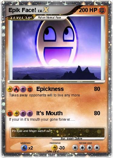 Pokemon Epik Face!
