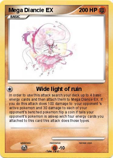 Pokemon Mega Diancie EX