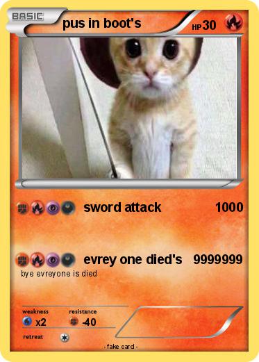 Pokemon pus in boot's