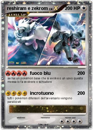 Pokemon reshiram e zekrom