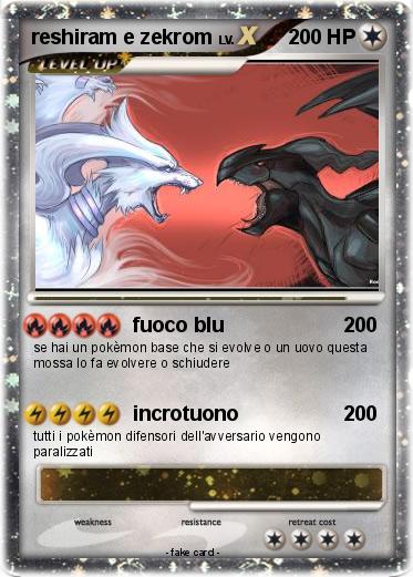 Pokemon reshiram e zekrom