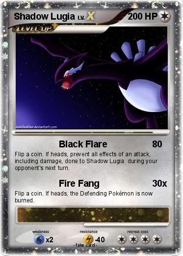 Pokemon Shadow Lugia