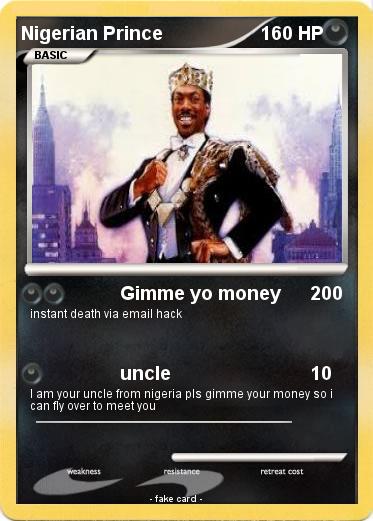 Pokemon Nigerian Prince
