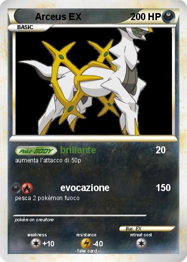 Pokemon Arceus EX