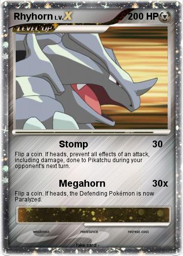 Pokemon Rhyhorn
