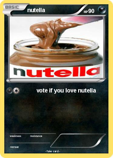 Pokemon nutella