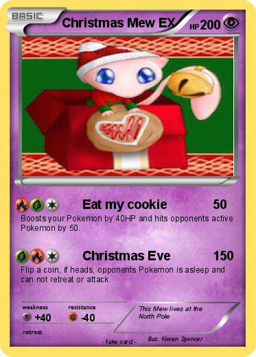 Pokemon Christmas Mew EX