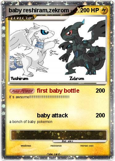 Pokemon baby reshiram,zekrom