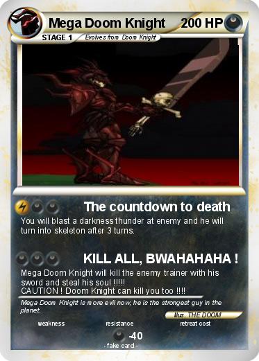 Pokemon Mega Doom Knight