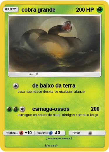 Pokemon cobra grande
