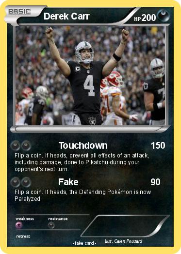 Pokemon Derek Carr