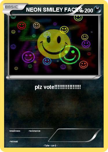 Pokemon NEON SMILEY FACES