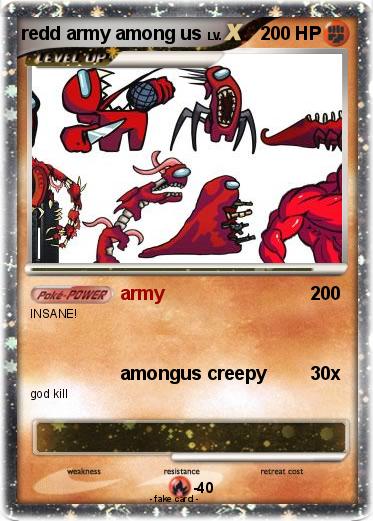 Pokemon redd army among us