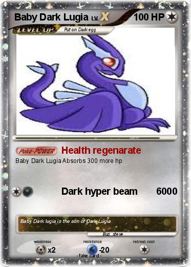 Pokemon Baby Dark Lugia