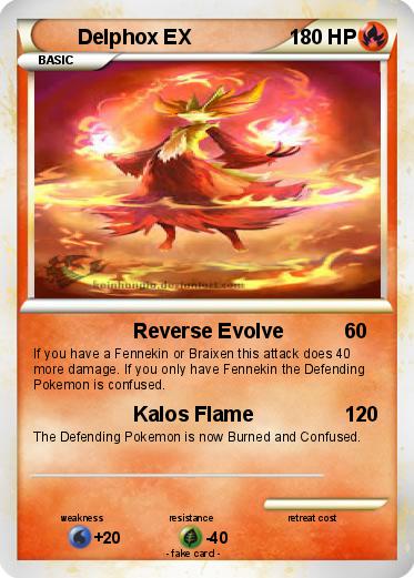 Pokemon Delphox EX
