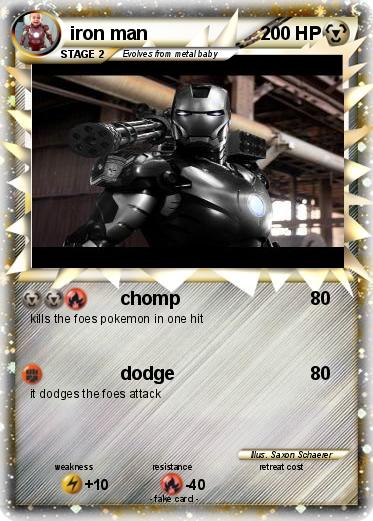 Pokemon iron man