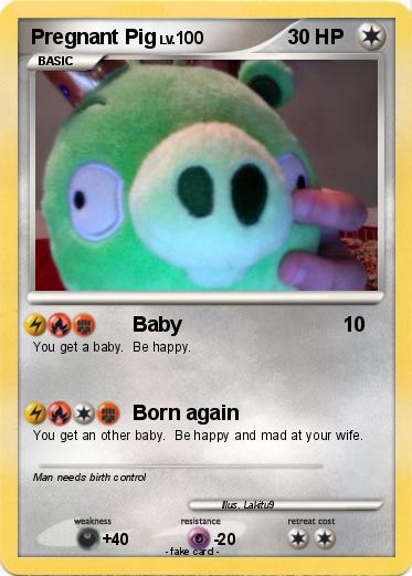 Pokemon Pregnant Pig