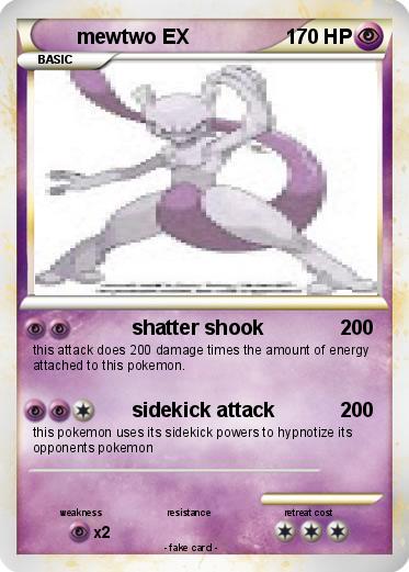 Pokemon mewtwo EX