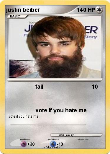 Pokemon justin beiber
