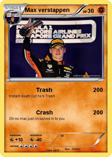 Pokemon Max verstappen