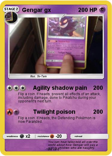 Pokemon Gengar gx