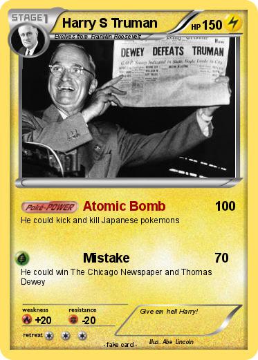Pokemon Harry S Truman