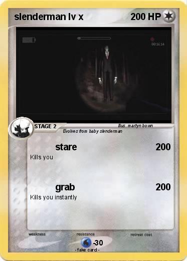 Pokemon slenderman lv x
