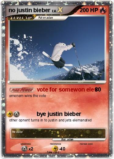 Pokemon no justin bieber