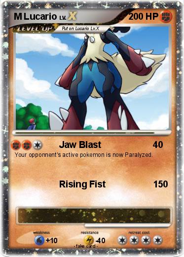 Pokemon M Lucario