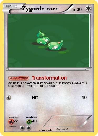 Pokemon Zygarde core