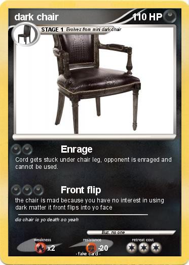 Pokemon dark chair