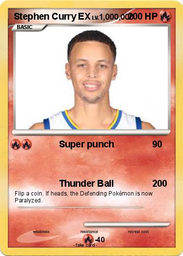 Pokemon Stephen Curry EX