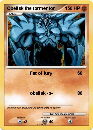 Pokemon Obelisk the tormentor