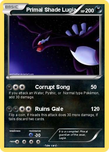 Pokemon Primal Shade Lugia