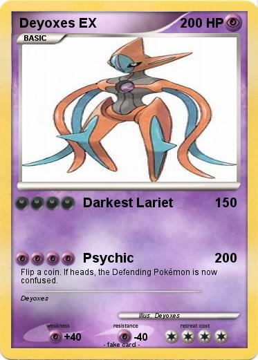 Pokemon Deyoxes EX